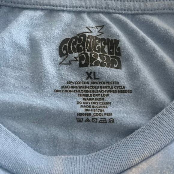 Grateful Dead Bertha Winter Land Arena '72 Mens Medium Folk Rock Blue Tee-XL - Picture 5 of 7